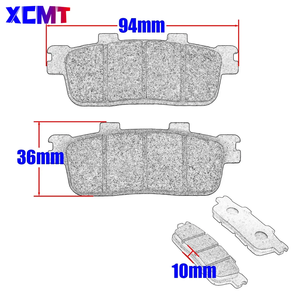 Set bantalan rem depan atau be - Motorcycle Brake Pads ulasan dan harga